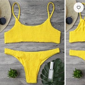 Yellow zaful bikini